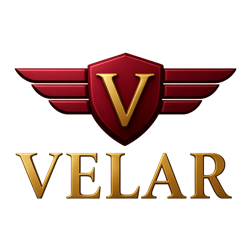 Velar crest logo
